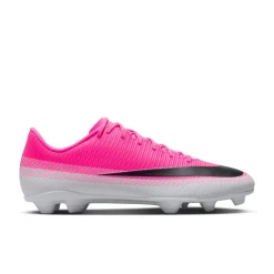 Nike Mercurial Vapor 17 Club Gras / Kunstgras Voetbalschoenen (MG) Felroze Wit Zwart