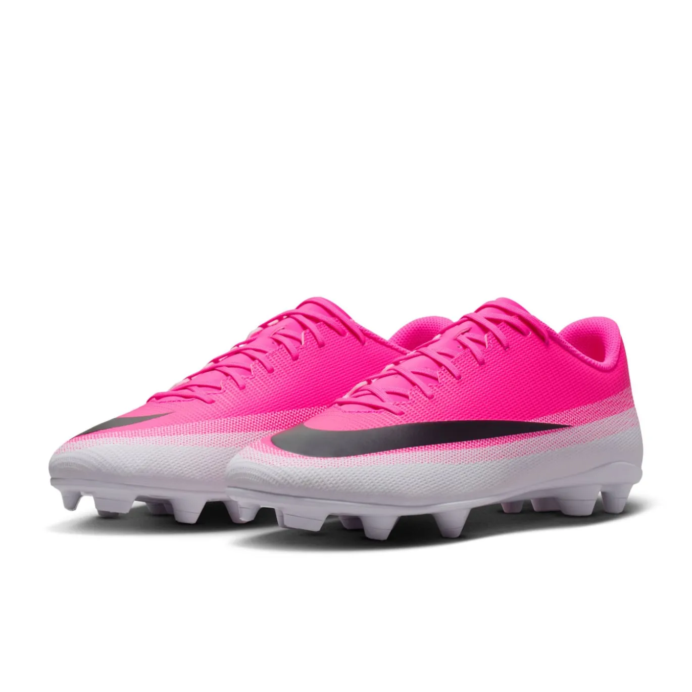 Nike Mercurial Vapor 17 Club Gras / Kunstgras Voetbalschoenen (MG) Felroze Wit Zwart
