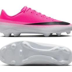 Nike Mercurial Vapor 17 Club Gras / Kunstgras Voetbalschoenen (MG) Felroze Wit Zwart
