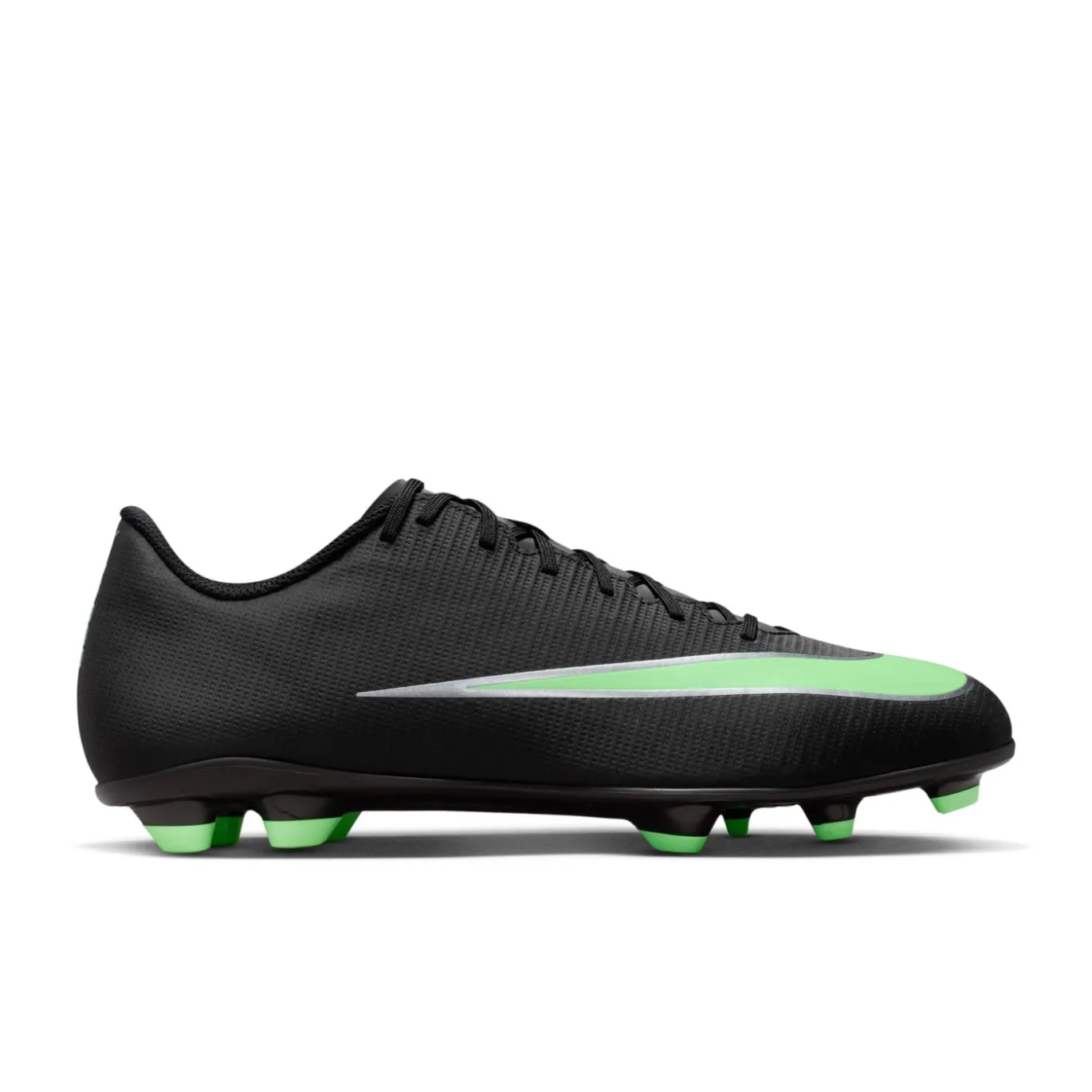 Nike Mercurial Vapor 17 Club Gras / Kunstgras Voetbalschoenen (MG) Zwart Felgroen Zilvergrijs