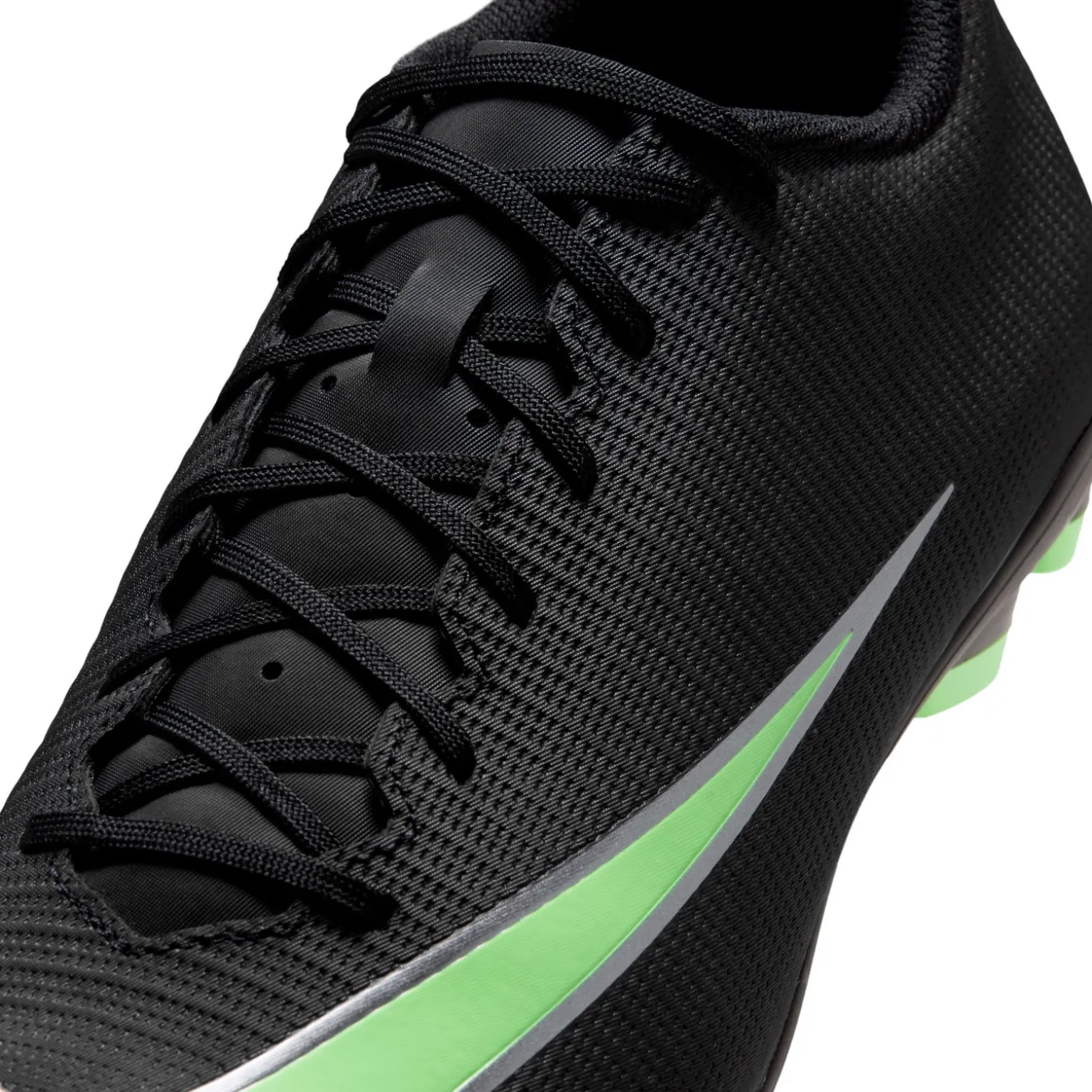 Nike Mercurial Vapor 17 Club Gras / Kunstgras Voetbalschoenen (MG) Zwart Felgroen Zilvergrijs