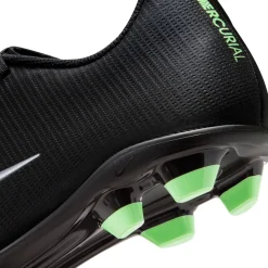 Nike Mercurial Vapor 17 Club Gras / Kunstgras Voetbalschoenen (MG) Zwart Felgroen Zilvergrijs