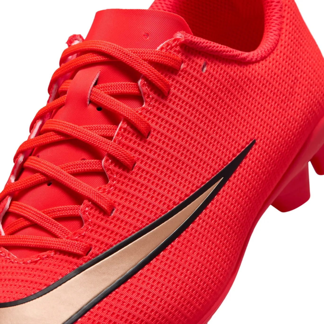 Nike Mercurial Vapor 17 Club Gras / Kunstgras Voetbalschoenen (MG) Kids Felrood Zwart Goud