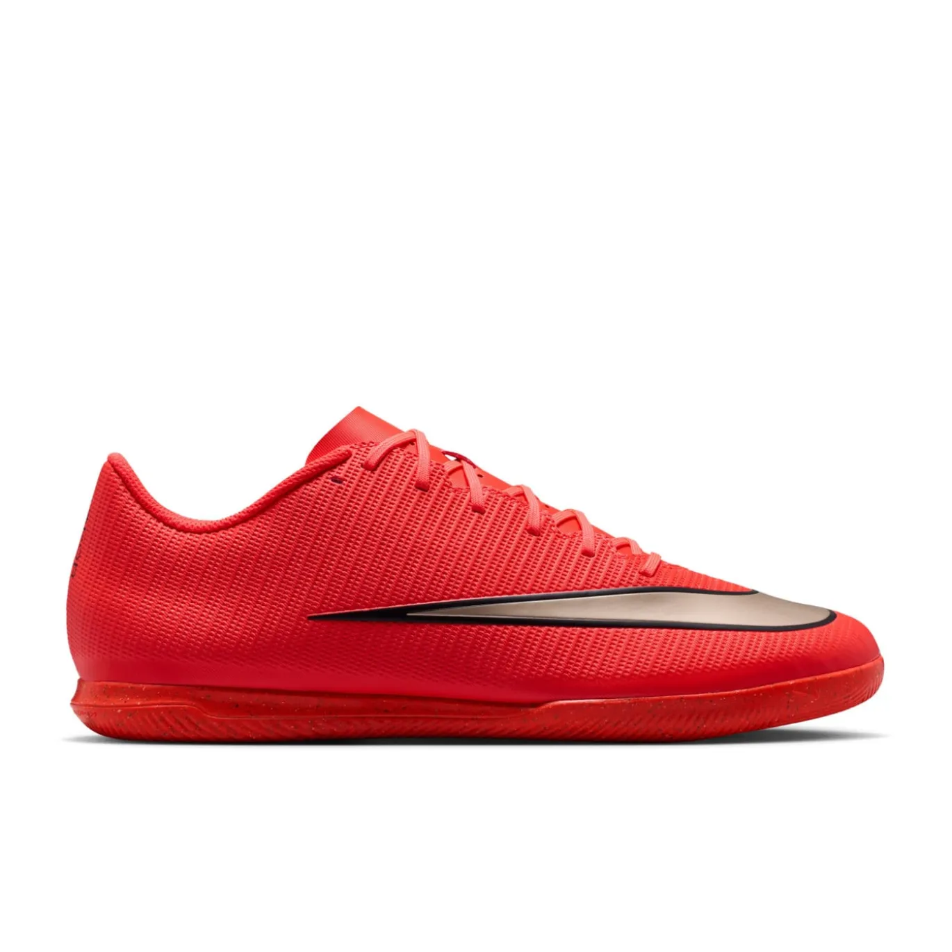 Nike Mercurial Vapor 17 Club Zaalvoetbalschoenen (IN) Felrood Zwart Goud