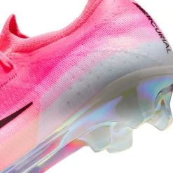 Nike Mercurial Vapor 17 Elite Gras Voetbalschoenen (FG) Felroze Wit Zwart