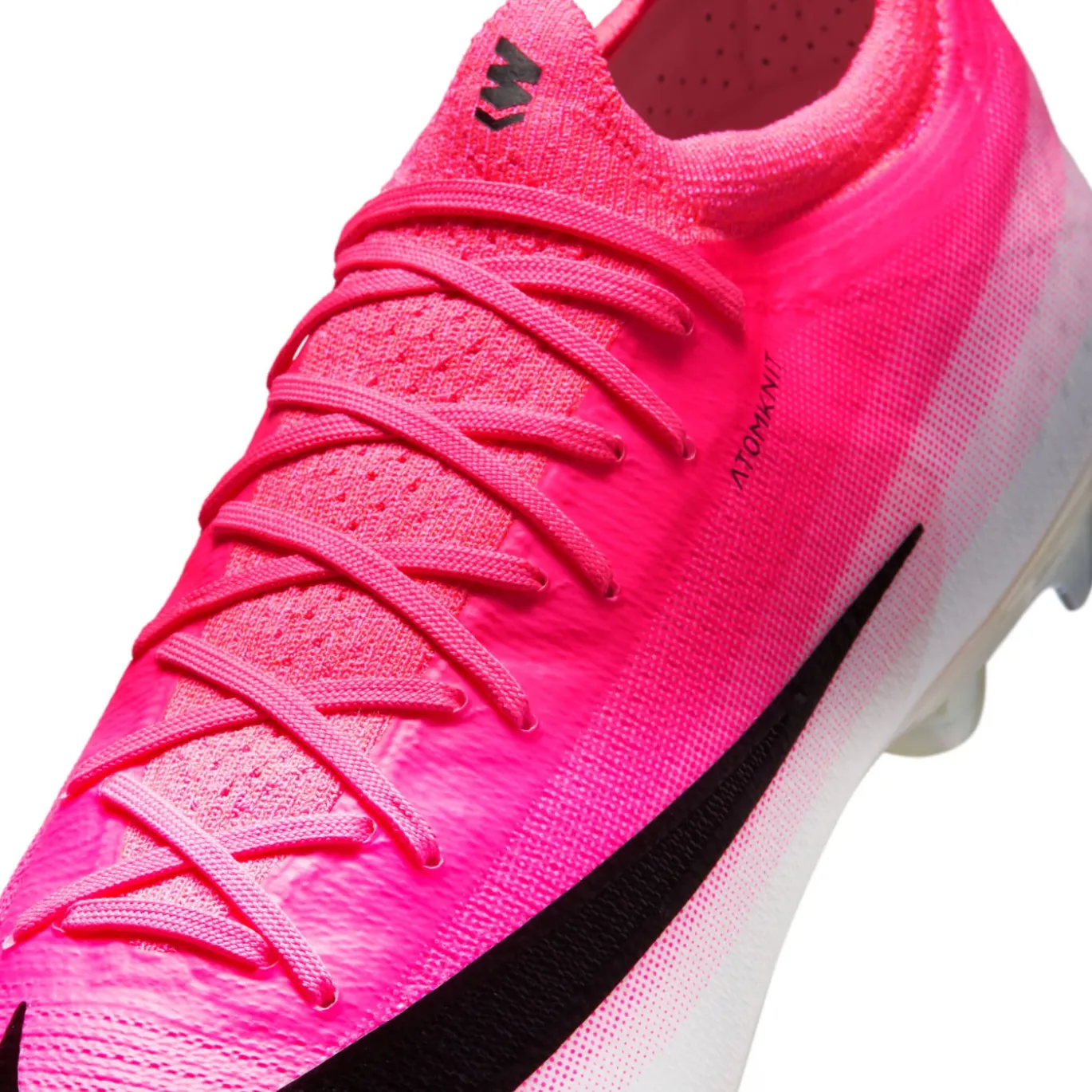 Nike Mercurial Vapor 17 Elite Gras Voetbalschoenen (FG) Felroze Wit Zwart