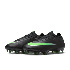 Nike Mercurial Vapor 17 Elite Gras Voetbalschoenen (FG) Zwart Felgroen Zilvergrijs