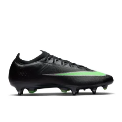 Nike Mercurial Vapor 17 Elite IJzeren-Nop Voetbalschoenen (SG) Zwart Felgroen Zilvergrijs