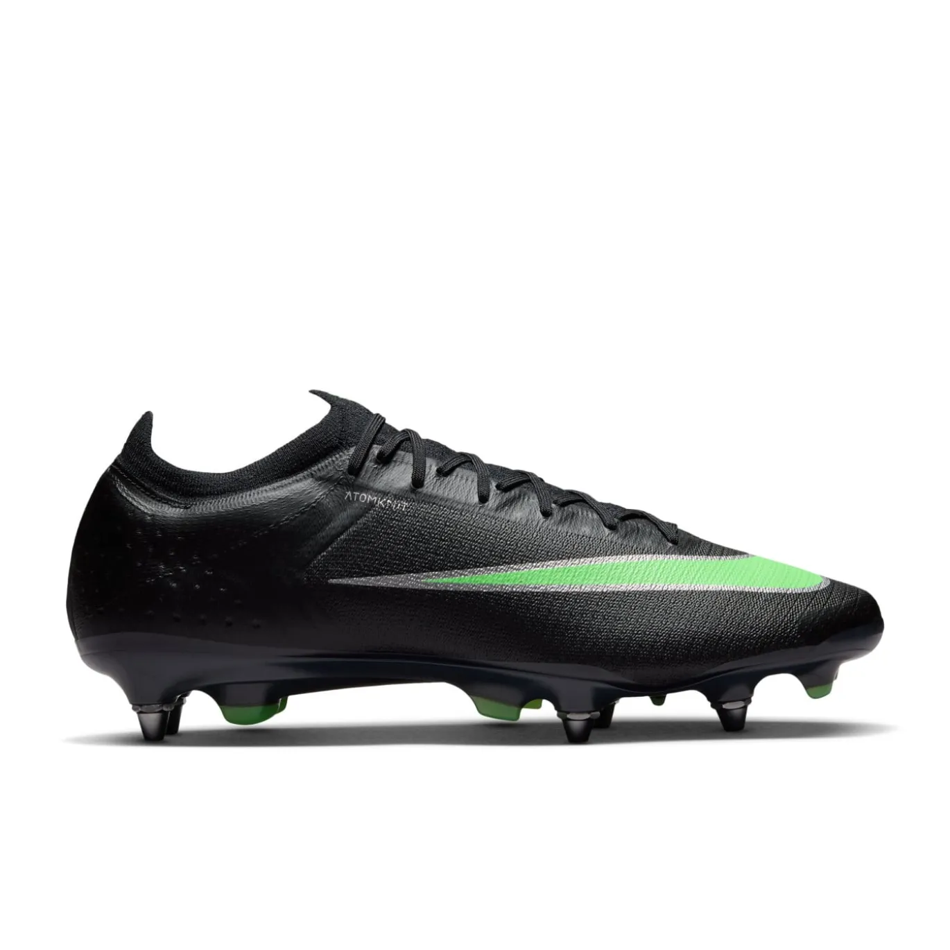 Nike Mercurial Vapor 17 Elite IJzeren-Nop Voetbalschoenen (SG) Zwart Felgroen Zilvergrijs