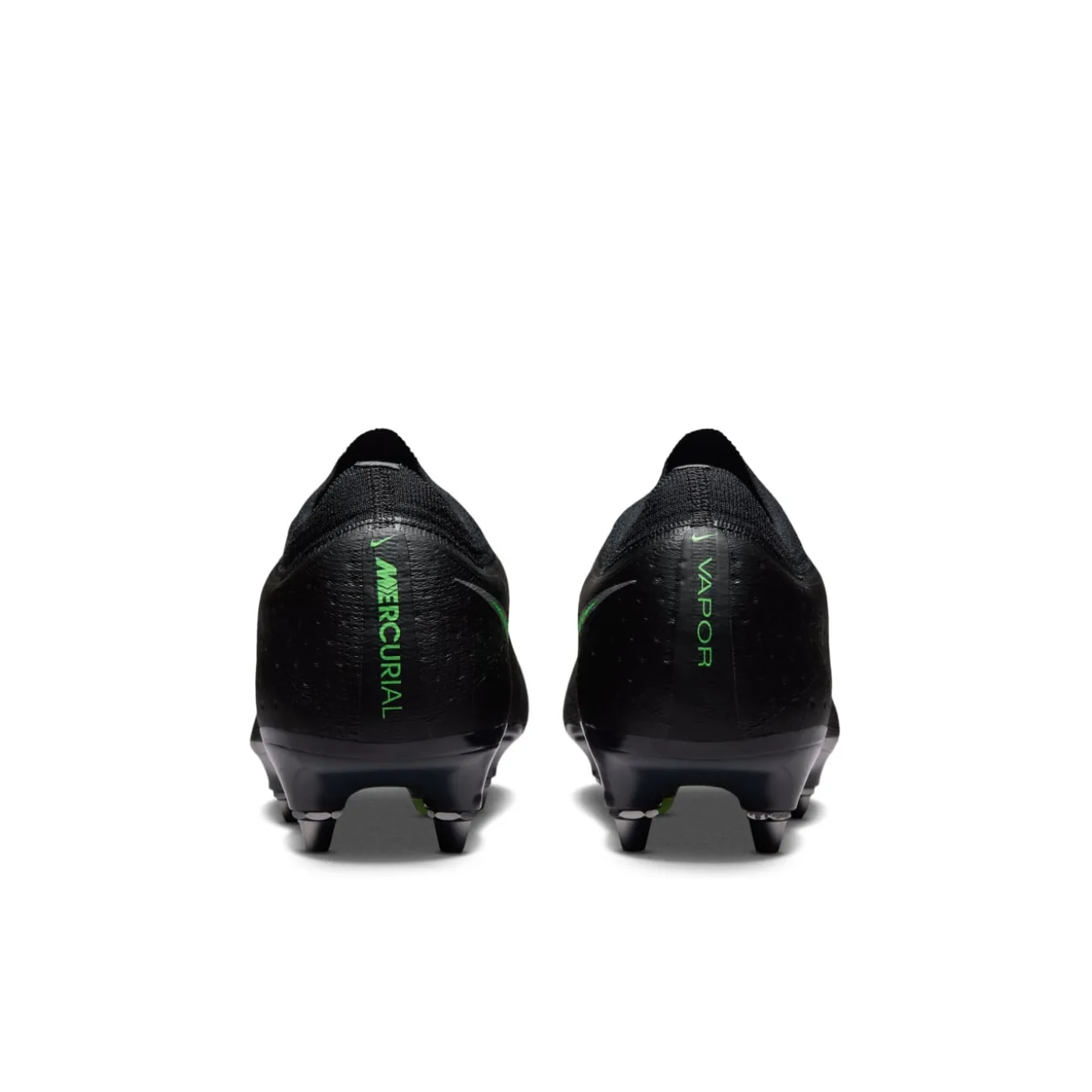 Nike Mercurial Vapor 17 Elite IJzeren-Nop Voetbalschoenen (SG) Zwart Felgroen Zilvergrijs