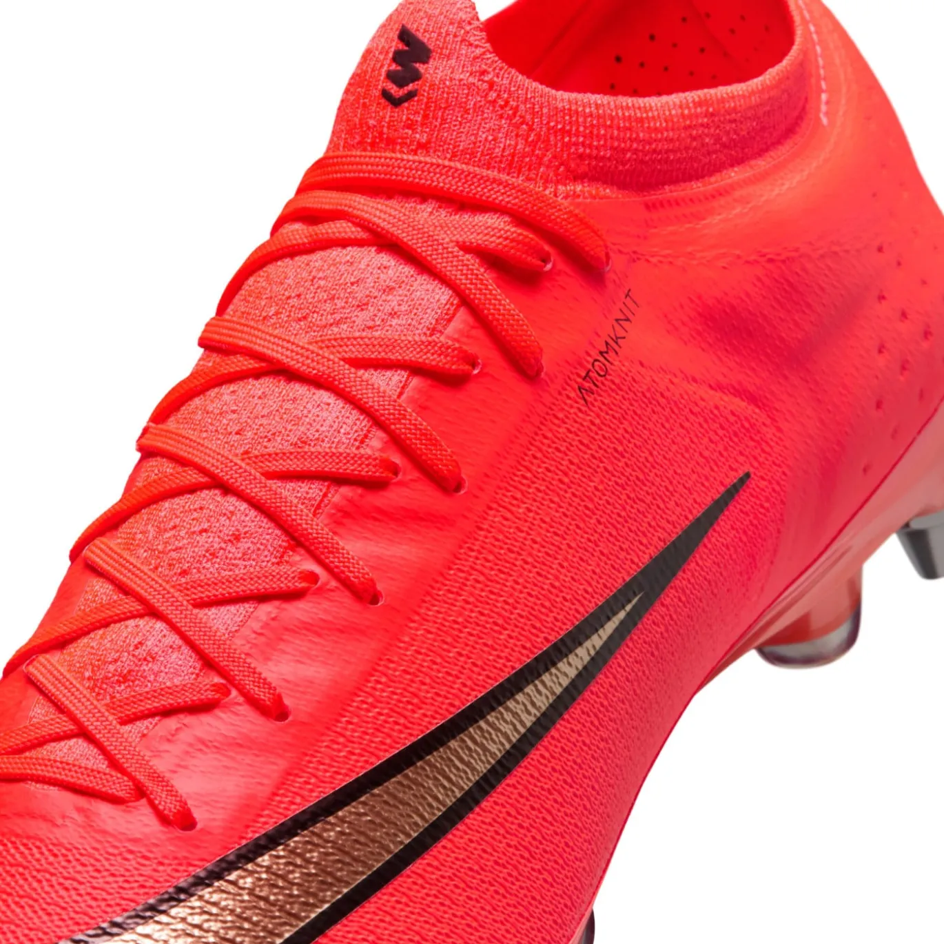 Nike Mercurial Vapor 17 Elite IJzeren-Nop Voetbalschoenen (SG) Felrood Zwart Goud