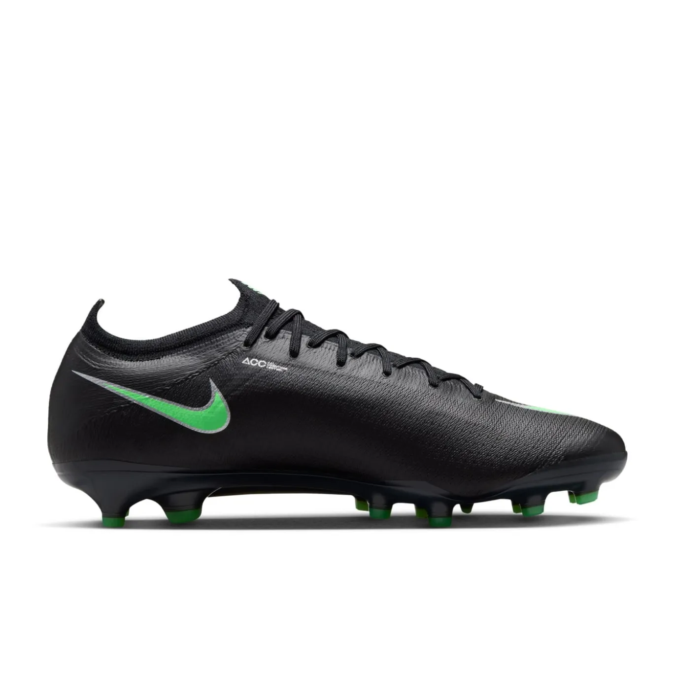 Nike Mercurial Vapor 17 Elite Kunstgras Voetbalschoenen (AG) Zwart Felgroen Zilvergrijs