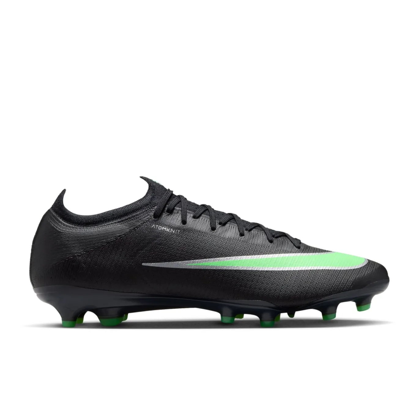 Nike Mercurial Vapor 17 Elite Kunstgras Voetbalschoenen (AG) Zwart Felgroen Zilvergrijs
