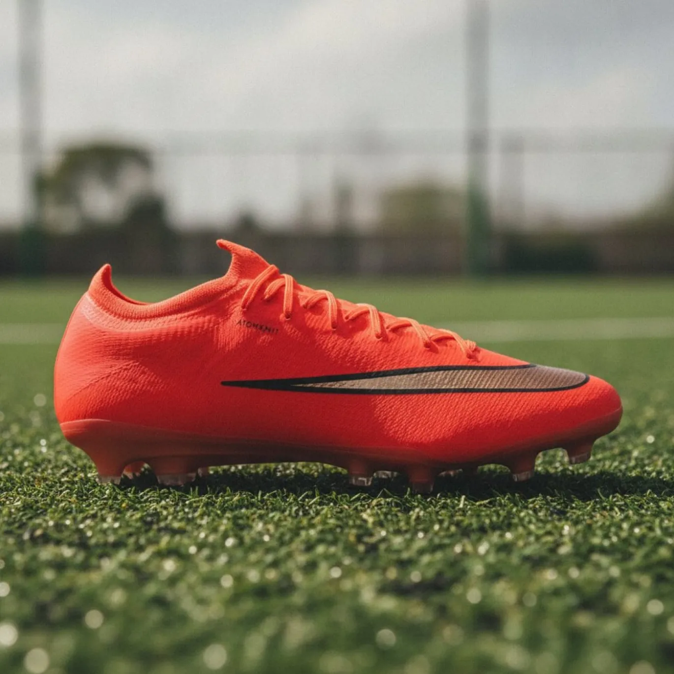 Nike Mercurial Vapor 17 Elite Kunstgras Voetbalschoenen (AG) Felrood Zwart Goud