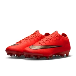 Nike Mercurial Vapor 17 Elite Kunstgras Voetbalschoenen (AG) Felrood Zwart Goud