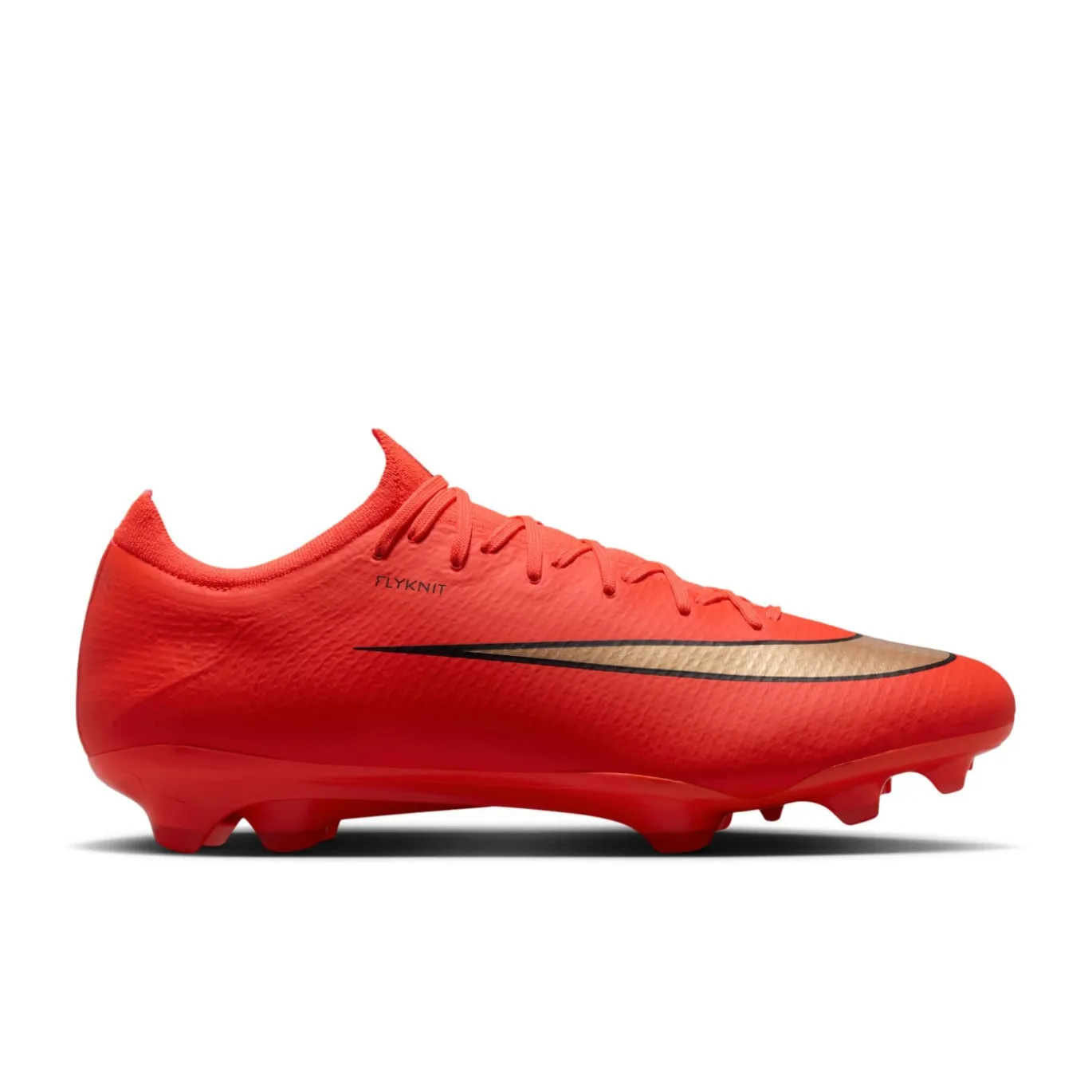 Nike Mercurial Vapor 17 Pro Gras Voetbalschoenen (FG) Felrood Zwart Goud