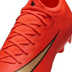 Nike Mercurial Vapor 17 Pro Gras Voetbalschoenen (FG) Felrood Zwart Goud