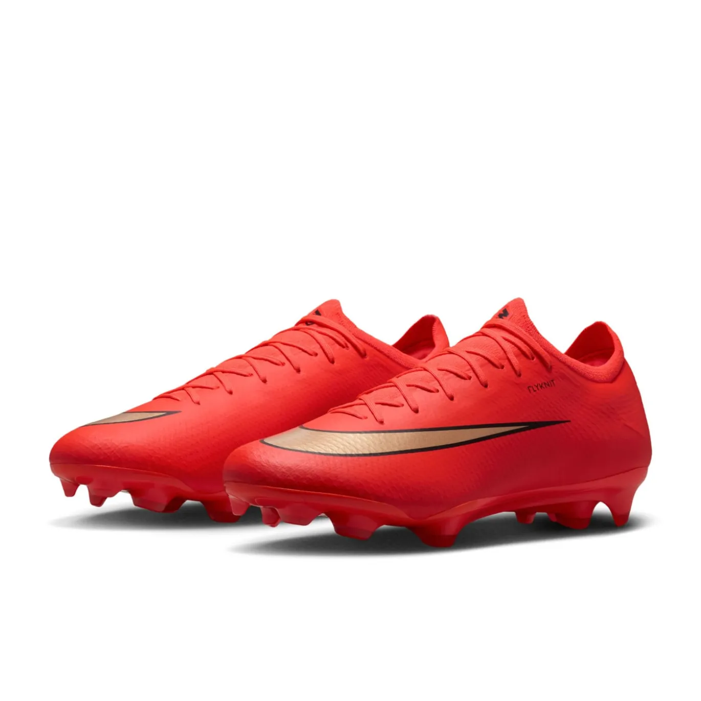 Nike Mercurial Vapor 17 Pro Gras Voetbalschoenen (FG) Felrood Zwart Goud