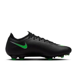Nike Mercurial Vapor 17 Pro Gras Voetbalschoenen (FG) Zwart Felgroen Zilvergrijs