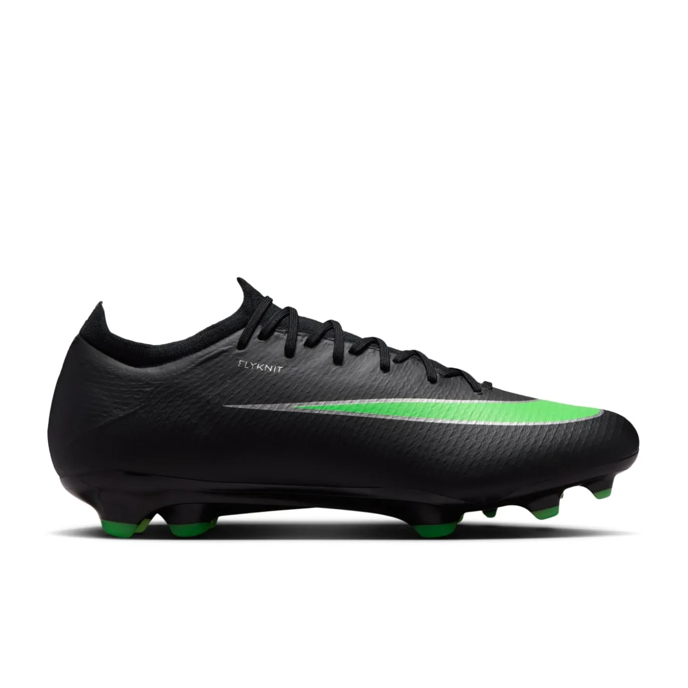 Nike Mercurial Vapor 17 Pro Gras Voetbalschoenen (FG) Zwart Felgroen Zilvergrijs
