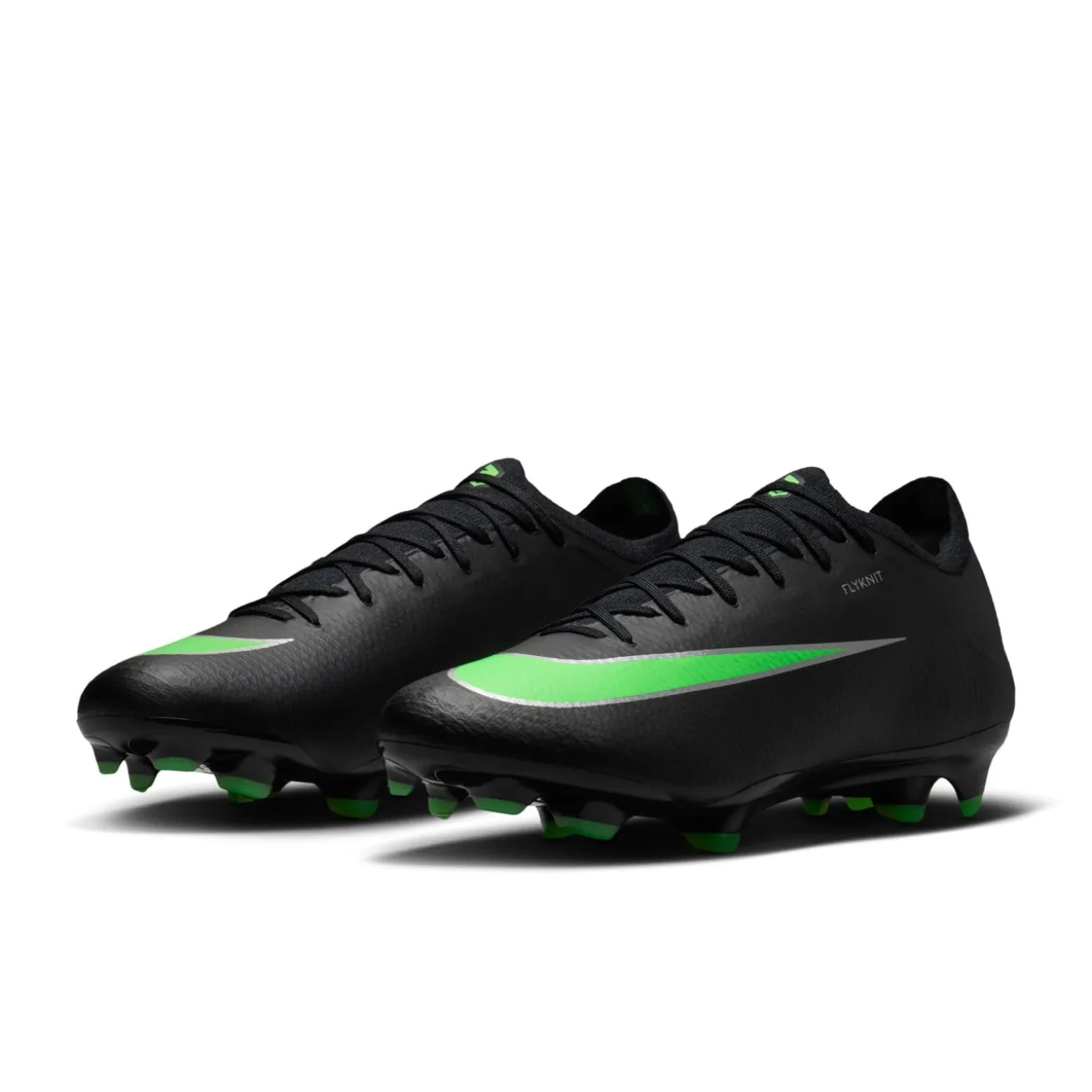 Nike Mercurial Vapor 17 Pro Gras Voetbalschoenen (FG) Zwart Felgroen Zilvergrijs