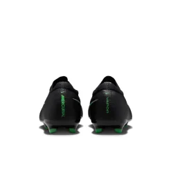 Nike Mercurial Vapor 17 Pro Gras Voetbalschoenen (FG) Kids Zwart Felgroen Zilvergrijs
