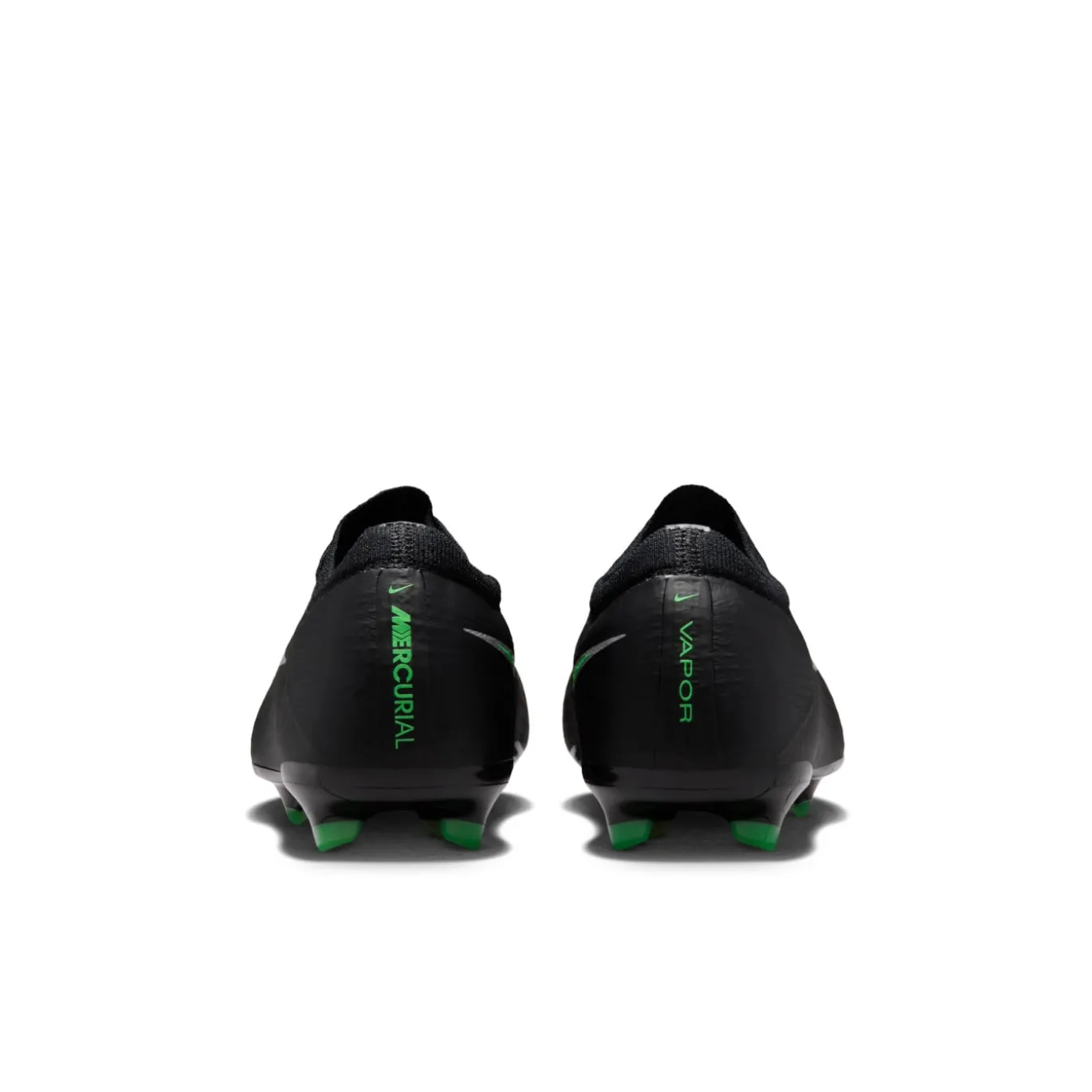 Nike Mercurial Vapor 17 Pro Gras Voetbalschoenen (FG) Kids Zwart Felgroen Zilvergrijs