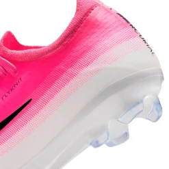 Nike Mercurial Vapor 17 Pro Gras Voetbalschoenen (FG) Kids Felroze Wit Zwart