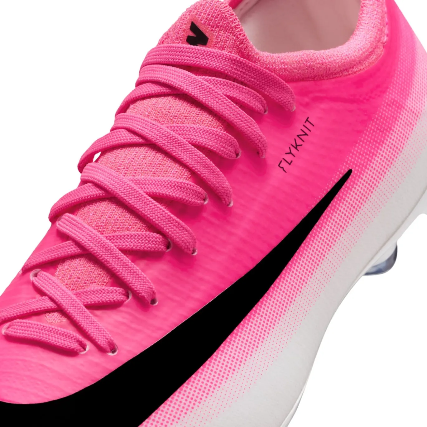 Nike Mercurial Vapor 17 Pro Gras Voetbalschoenen (FG) Kids Felroze Wit Zwart