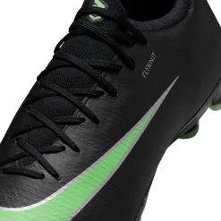 Nike Mercurial Vapor 17 Pro Kunstgras Voetbalschoenen (AG) Zwart Felgroen Zilvergrijs