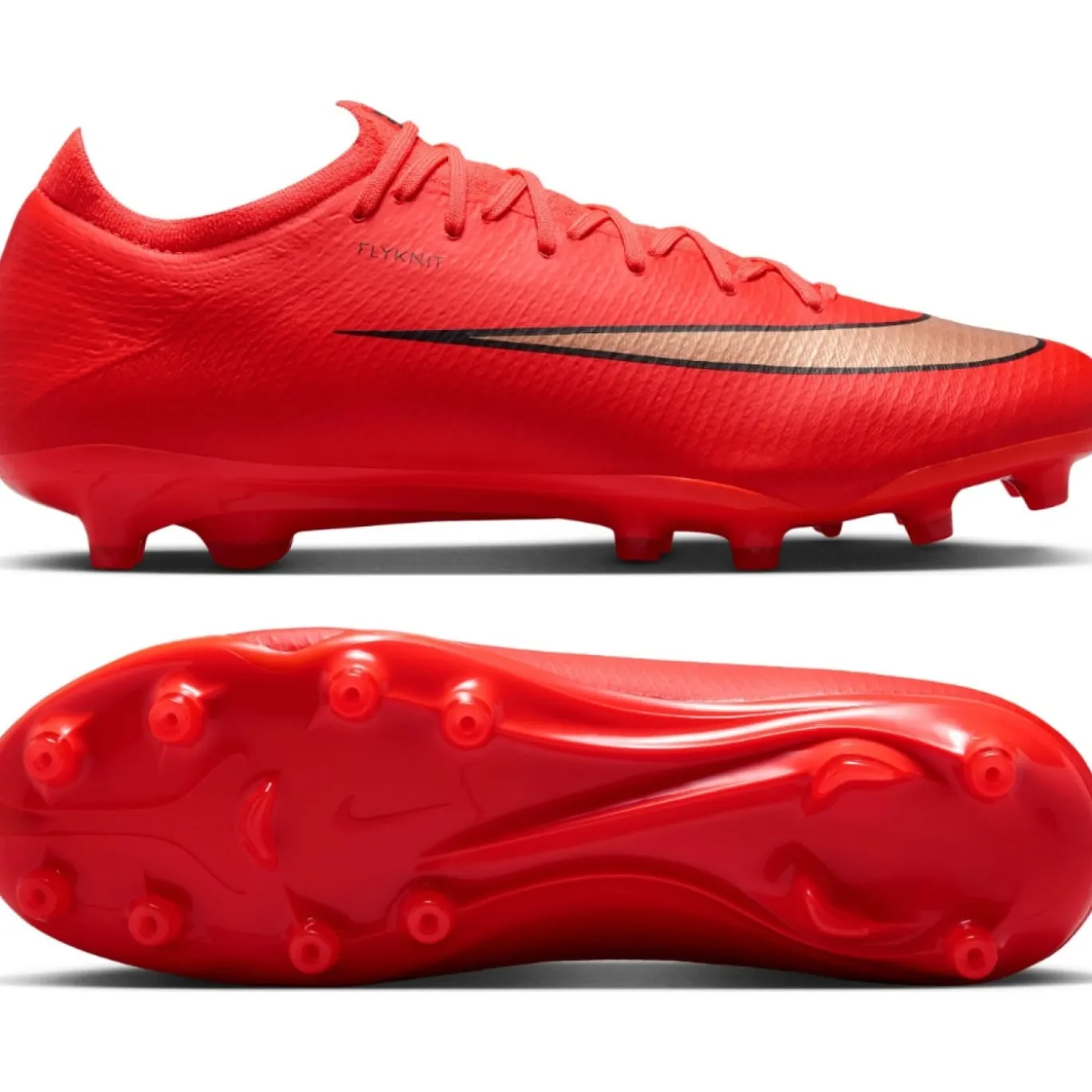 Nike Mercurial Vapor 17 Pro Kunstgras Voetbalschoenen (AG) Felrood Zwart Goud