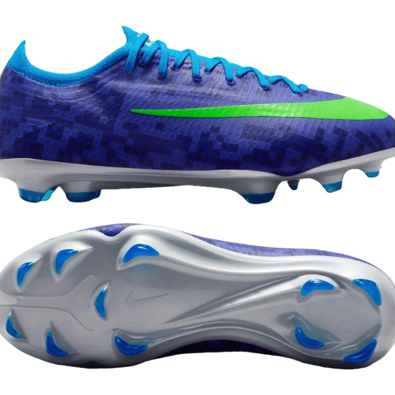 Nike Mercurial Vapor 17 Pro x LEGO® Gras Voetbalschoenen (FG) Kids Blauw Felblauw Groen