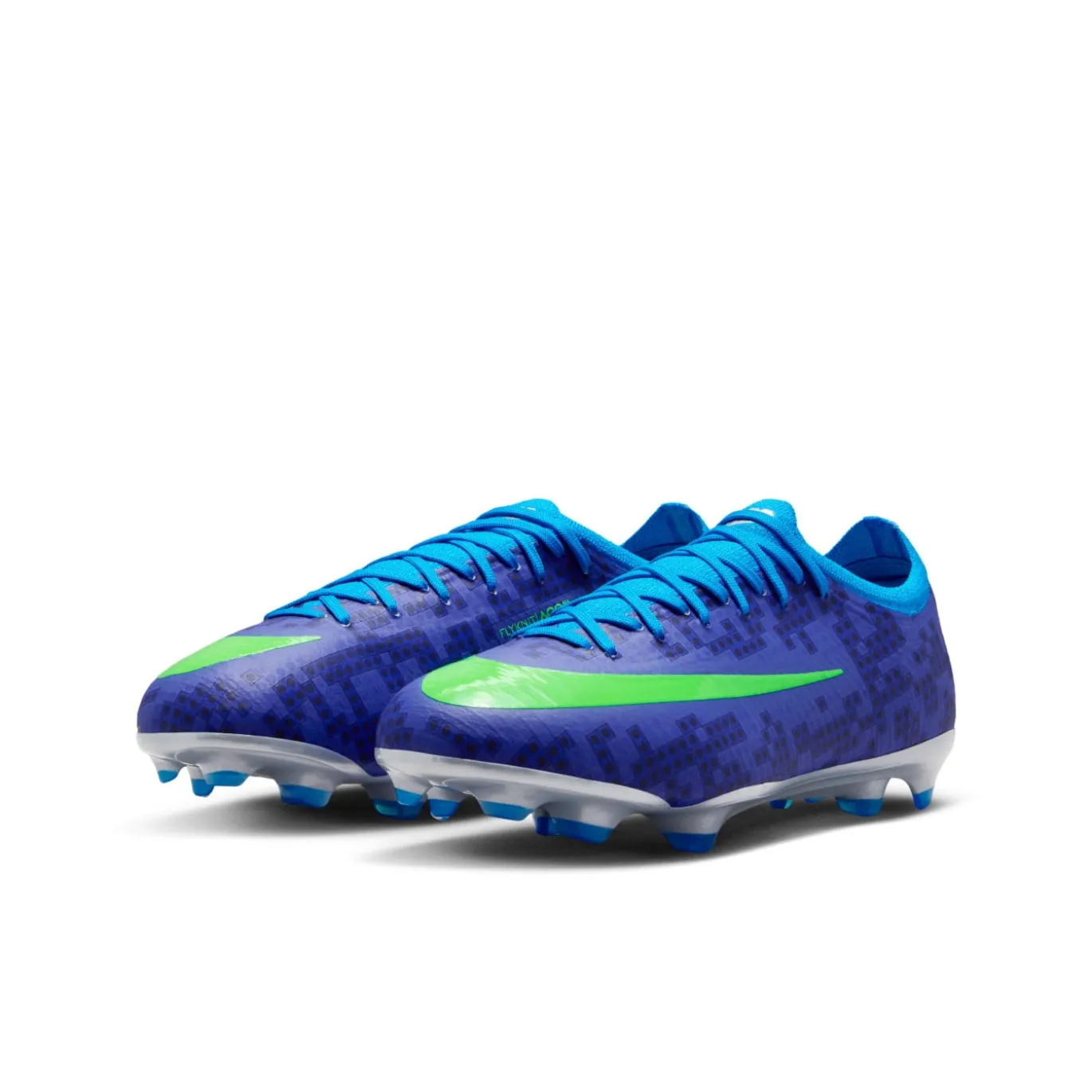 Nike Mercurial Vapor 17 Pro x LEGO® Gras Voetbalschoenen (FG) Kids Blauw Felblauw Groen