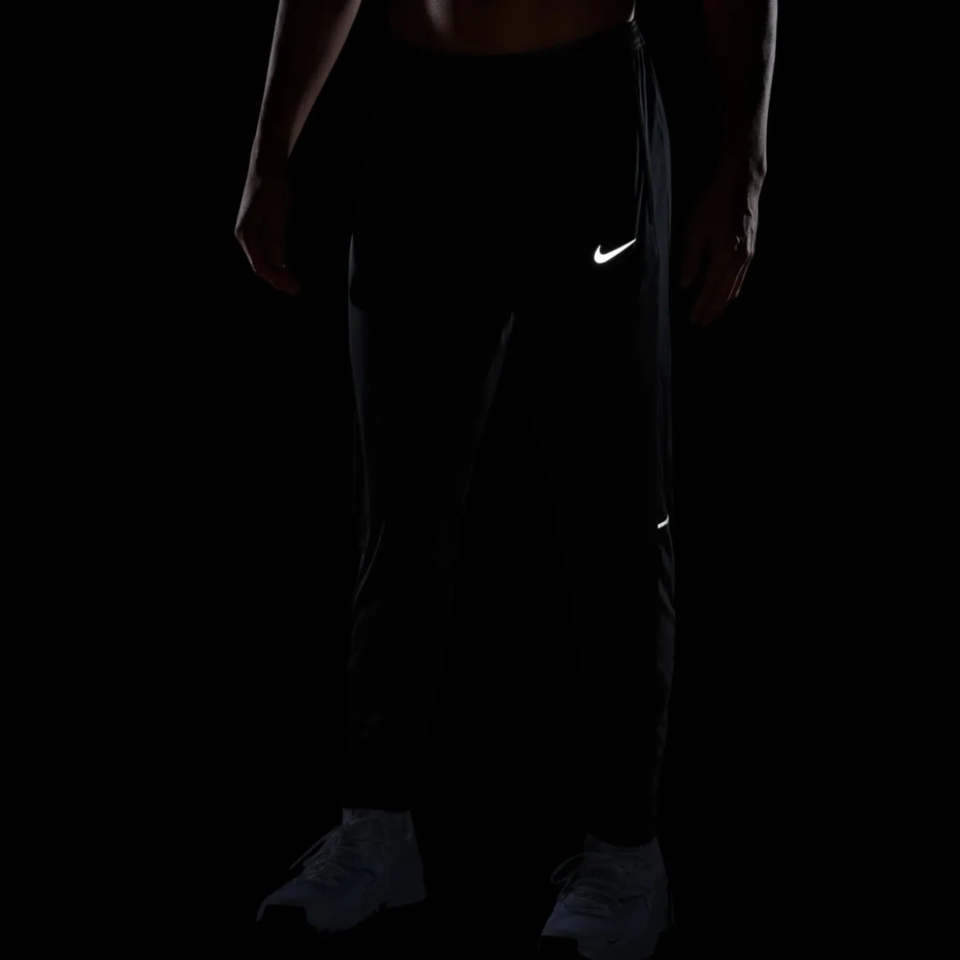 Nike Miler Trainingsbroek Zwart Zilver