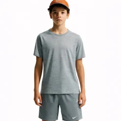 Nike Miler Trainingsset Kids Donkergrijs Zilver