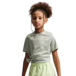 Nike Miler Trainingsset Kids Grijsgroen Grijs