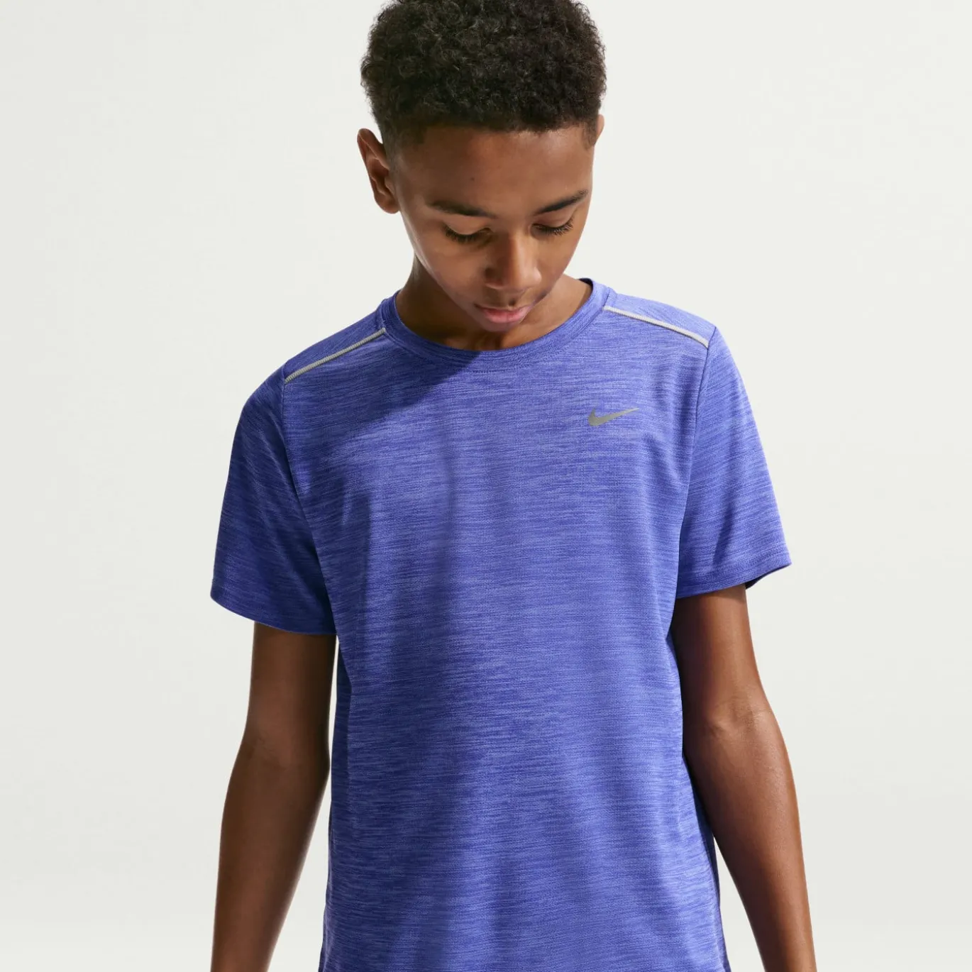 Nike Miler Trainingsset Kids Paars Lichtblauw Zilver