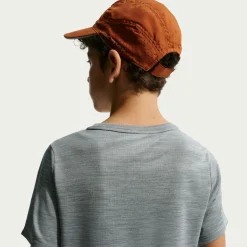 Nike Miler Trainingsshirt Kids Donkergrijs Zilver