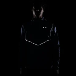 Nike Miler UV Repel Stride Trainingsjack Donkerblauw Zilver