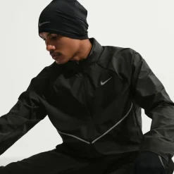Nike Miler UV Repel Stride Trainingspak Zwart Zilver