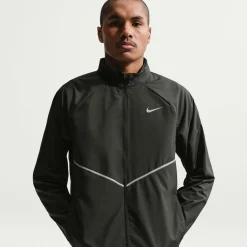 Nike Miler UV Repel Stride Trainingspak Zwart Zilver