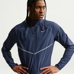 Nike Miler UV Repel Stride Trainingspak Donkerblauw Zilver