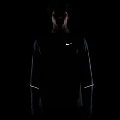 Nike Miler UV Trainingstrui 1/4-Zip Donkerblauw Zilver