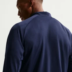 Nike Miler UV Trainingstrui 1/4-Zip Donkerblauw Zilver