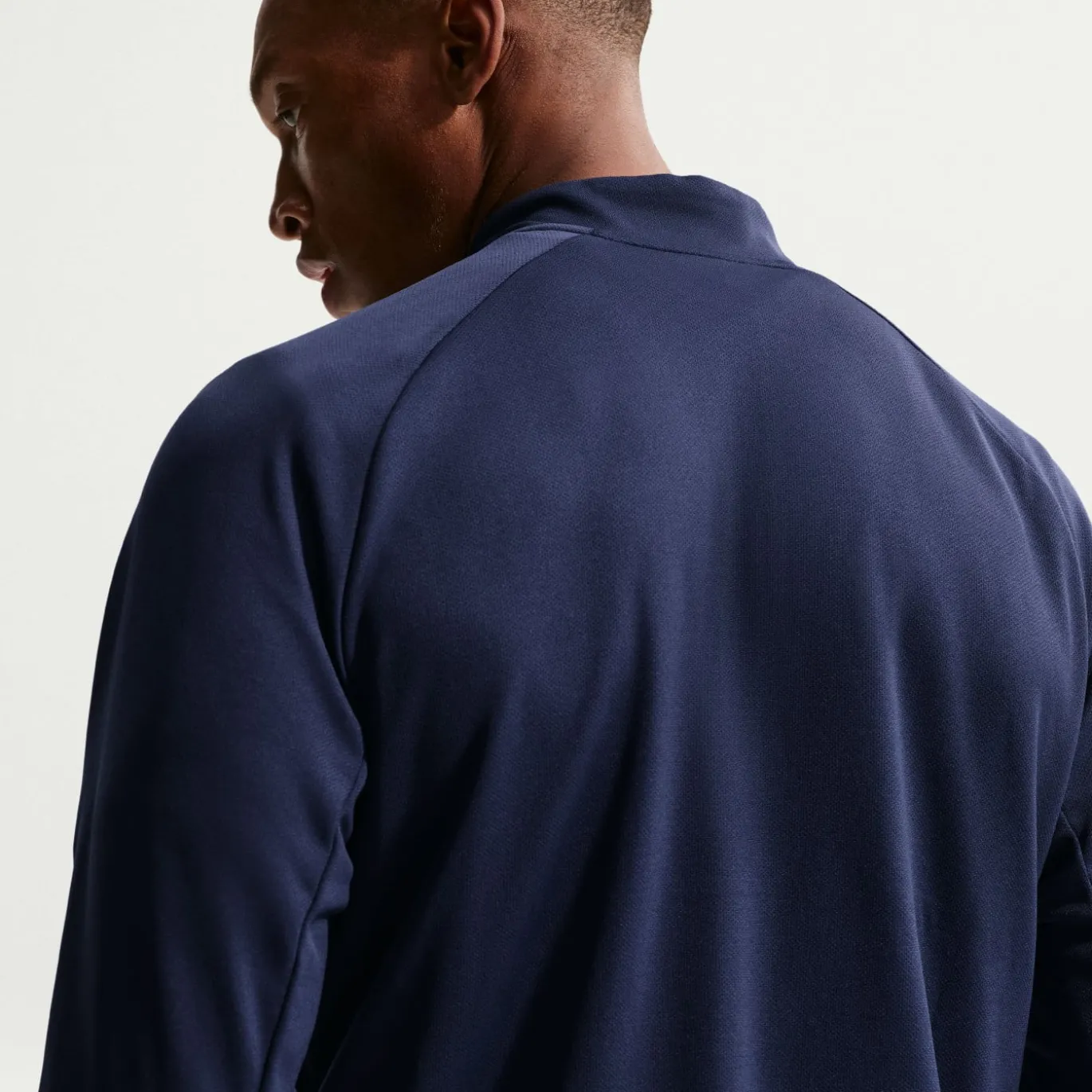 Nike Miler UV Trainingstrui 1/4-Zip Donkerblauw Zilver
