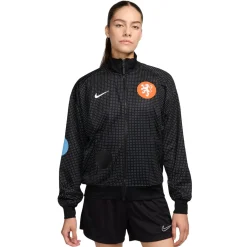 Nike Nederland Anthem Trainingsjack OranjeLeeuwinnen 2025-2027 Dames Zwart Wit