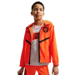 Nike Nederland Anthem Trainingsjack 2026-2028 Kids Feloranje Zwart