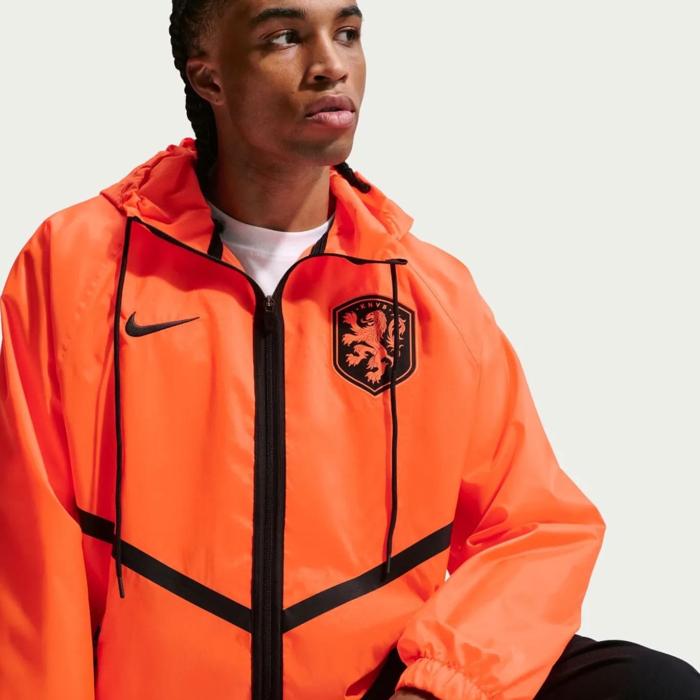 Nike Nederland Anthem Trainingsjack 2026-2028 Feloranje Zwart