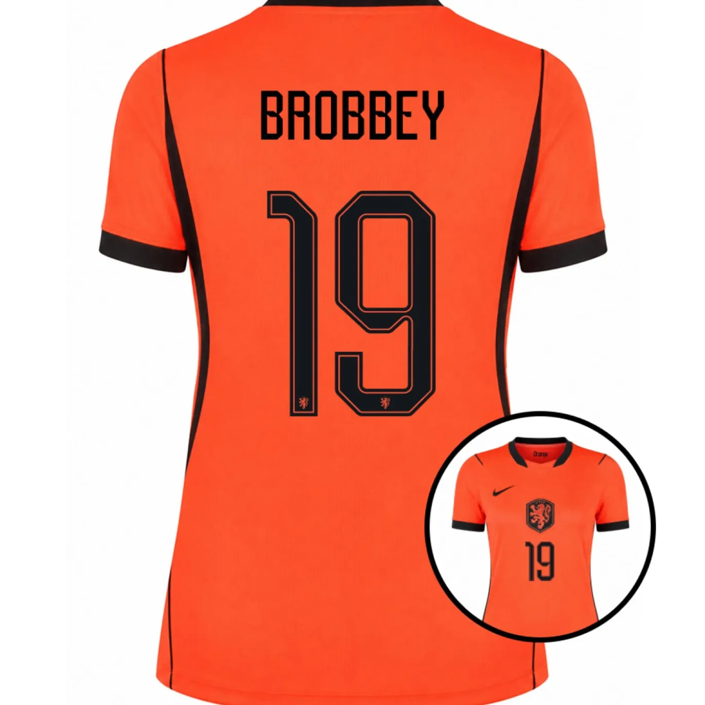 Nike Nederland Brobbey 19 Thuisshirt 2026-2028 Dames