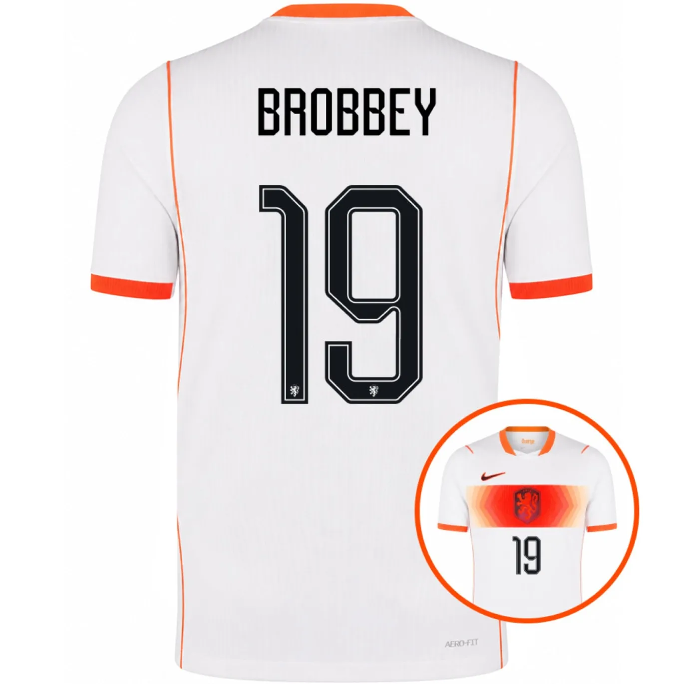 Nike Nederland Brobbey 19 Uitshirt Authentic 2026-2028